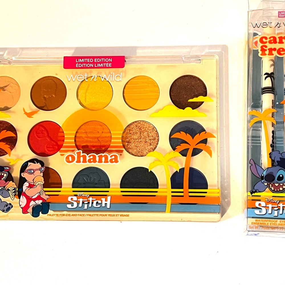 Wet n Wild Ohana Eyeshadow Palette - Limited Edition and Eyeliner Set